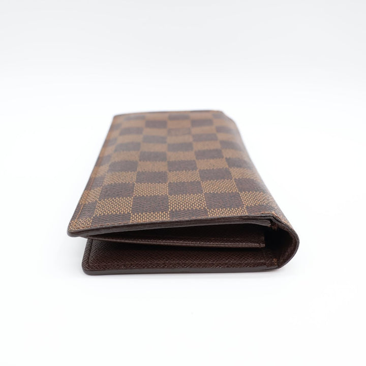 Louis Vuitton Brazza Long Bifold Brown Damier Wallet - Lux Central
