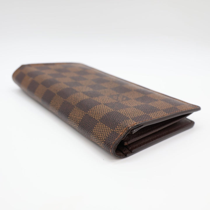 Louis Vuitton Brazza Long Bifold Brown Damier Wallet - Lux Central