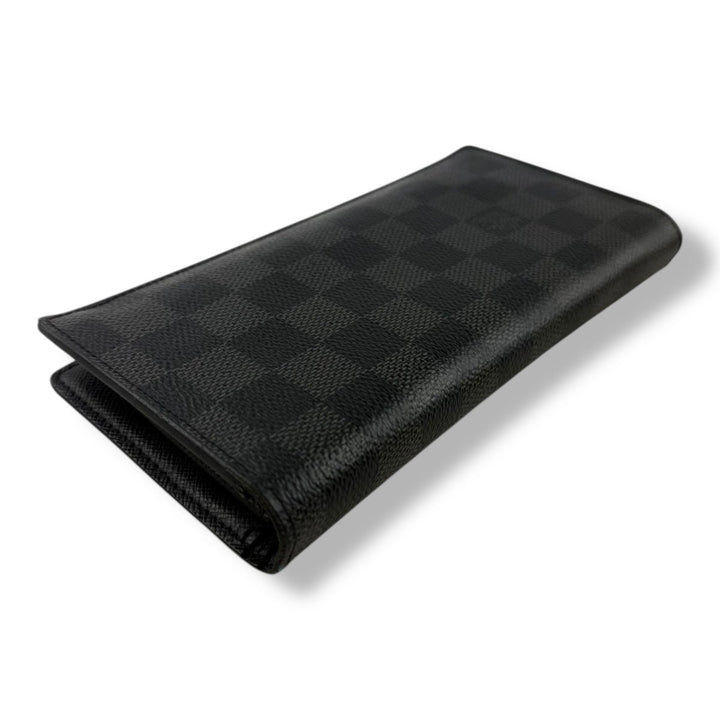 Louis Vuitton Brazza Long Bifold Damier Graphite Wallet - Lux Central