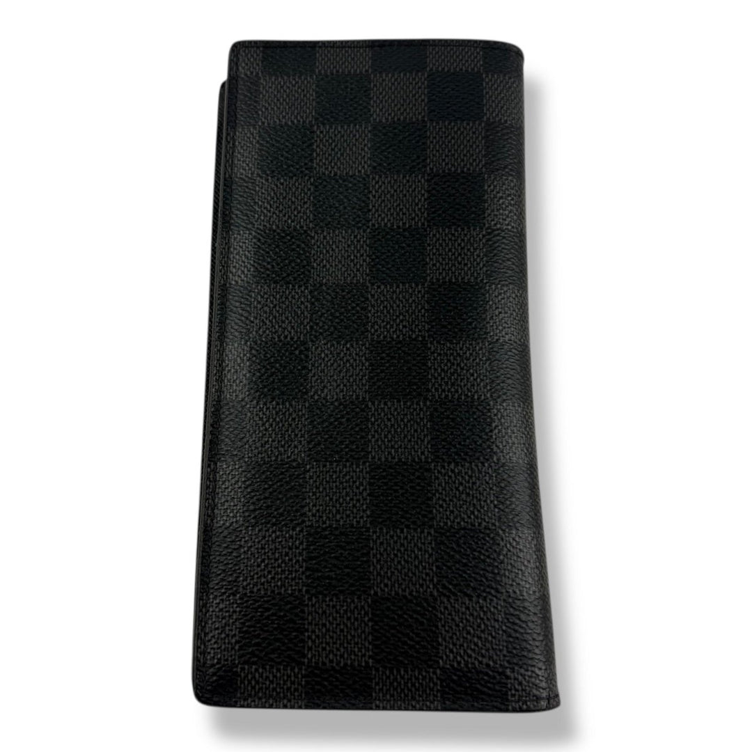 Louis Vuitton Brazza Long Bifold Damier Graphite Wallet - Lux Central