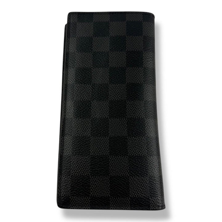 Louis Vuitton Brazza Long Bifold Damier Graphite Wallet - Lux Central