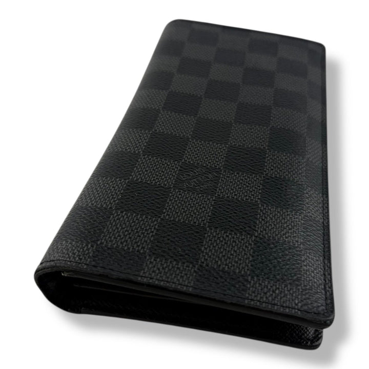 Louis Vuitton Brazza Long Bifold Damier Graphite Wallet - Lux Central