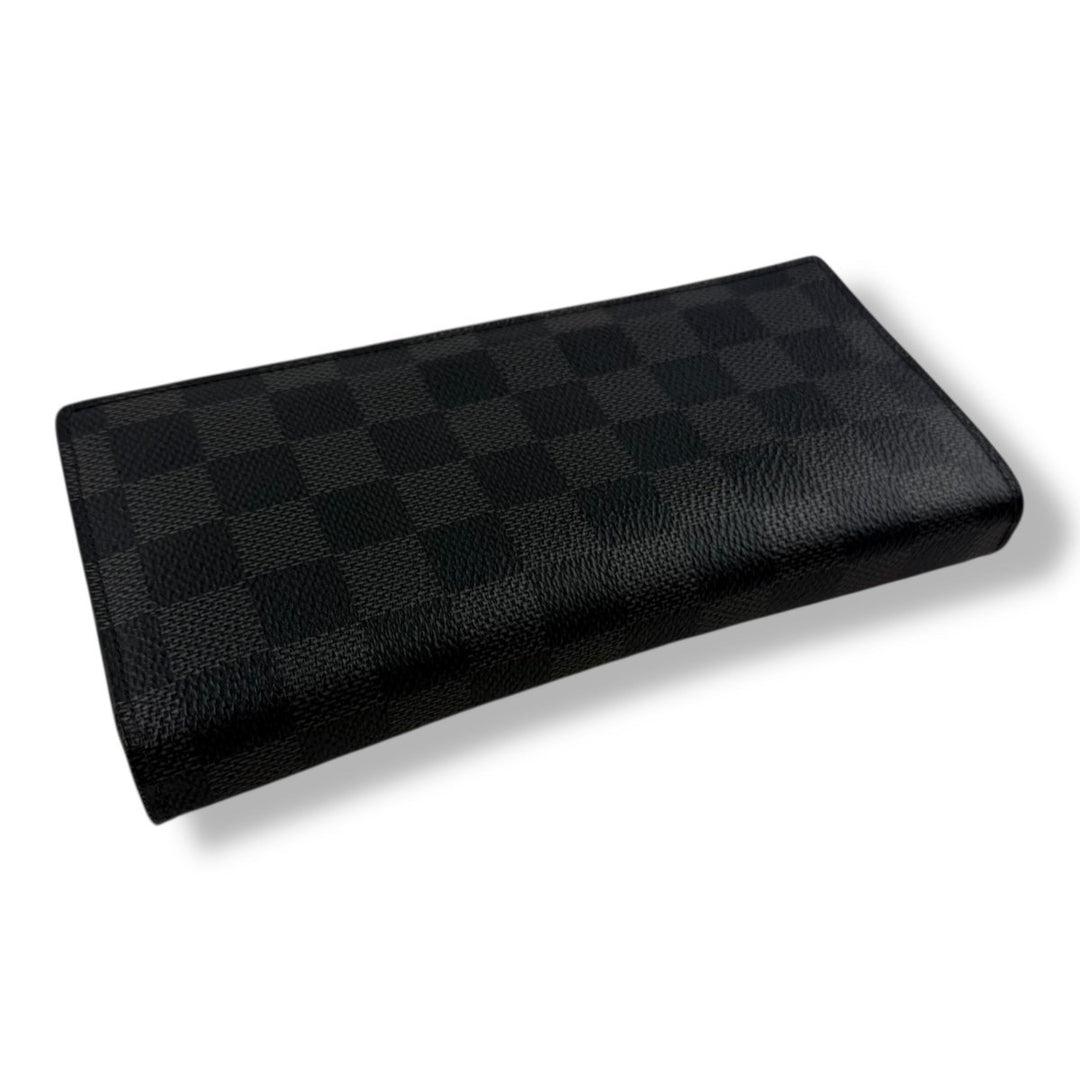 Louis Vuitton Brazza Long Bifold Damier Graphite Wallet - Lux Central