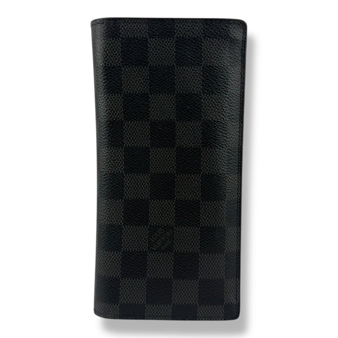 Louis Vuitton Brazza Long Bifold Damier Graphite Wallet - Lux Central