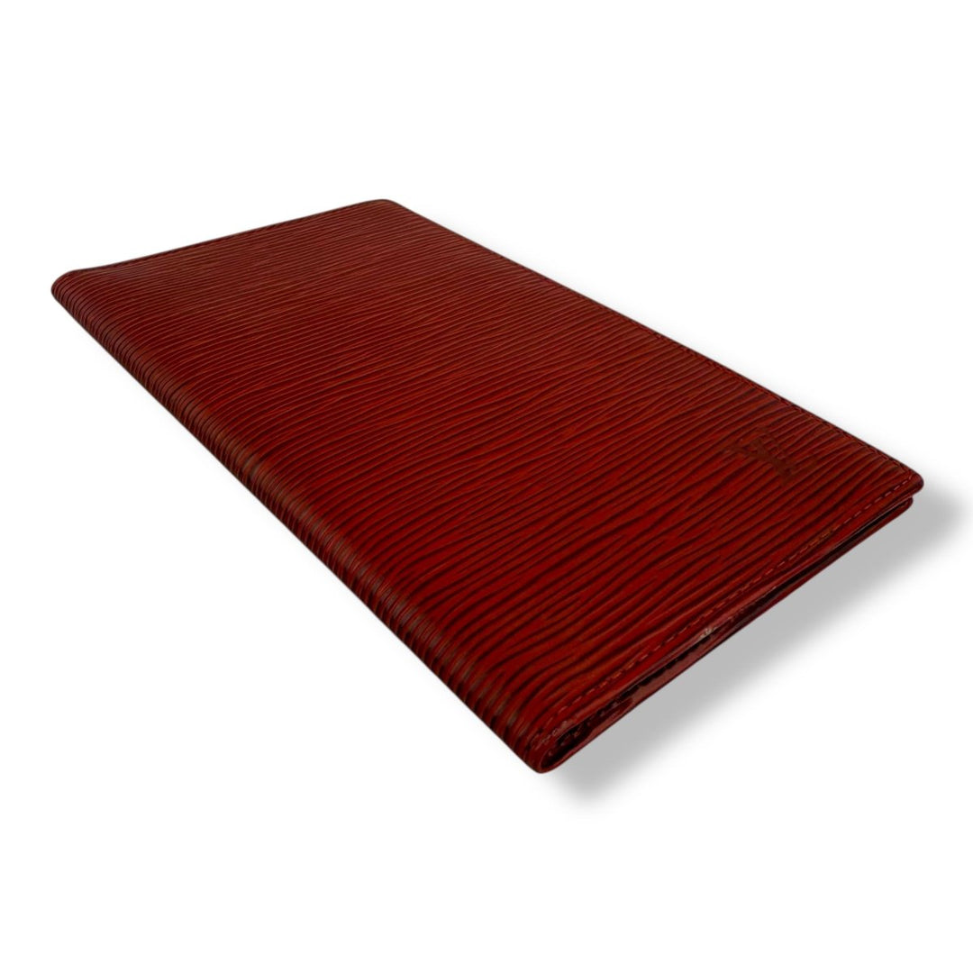 Louis Vuitton Brazza Red Epi Leather Wallet - Lux Central