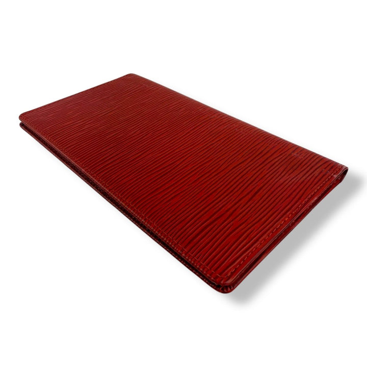 Louis Vuitton Brazza Red Epi Leather Wallet - Lux Central