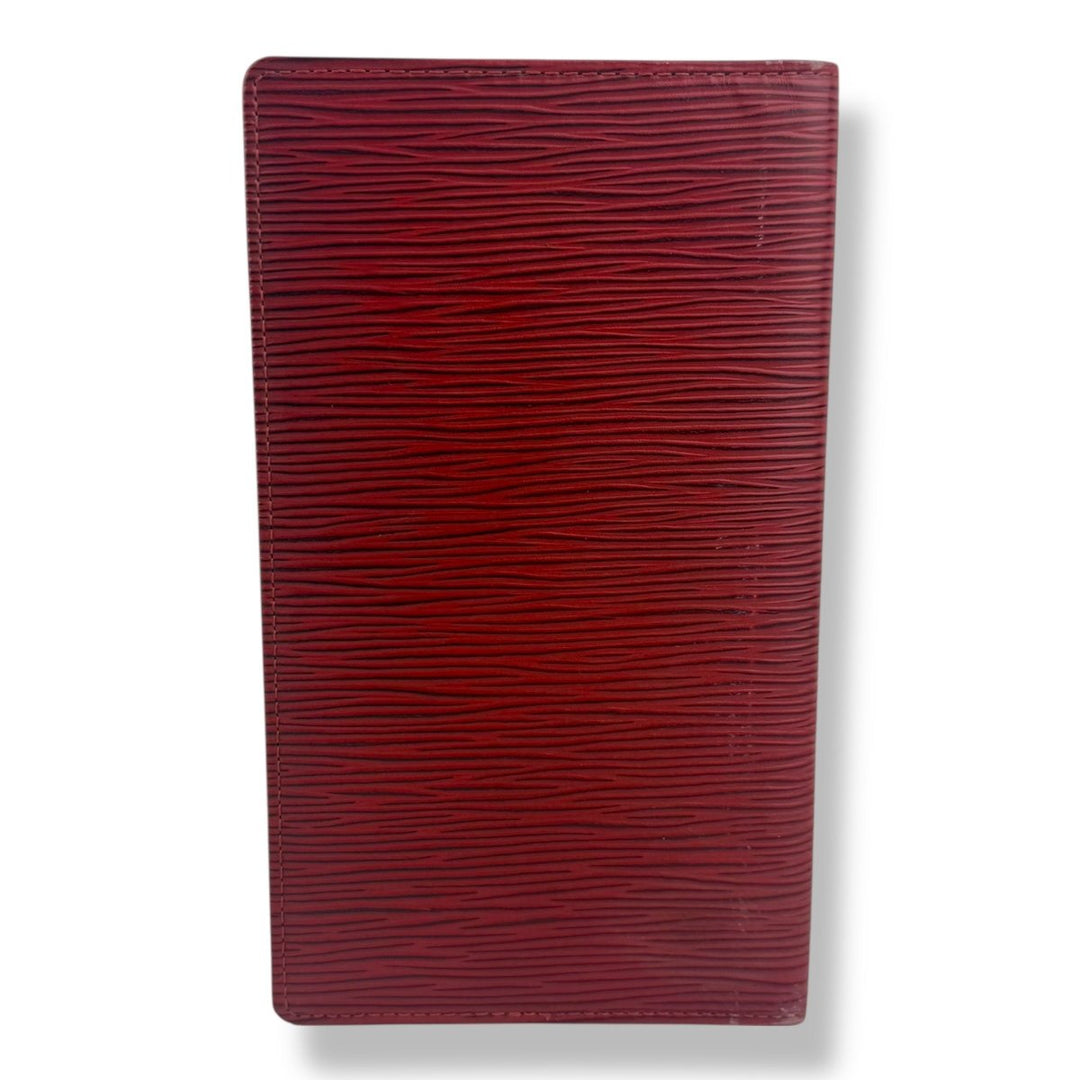 Louis Vuitton Brazza Red Epi Leather Wallet - Lux Central