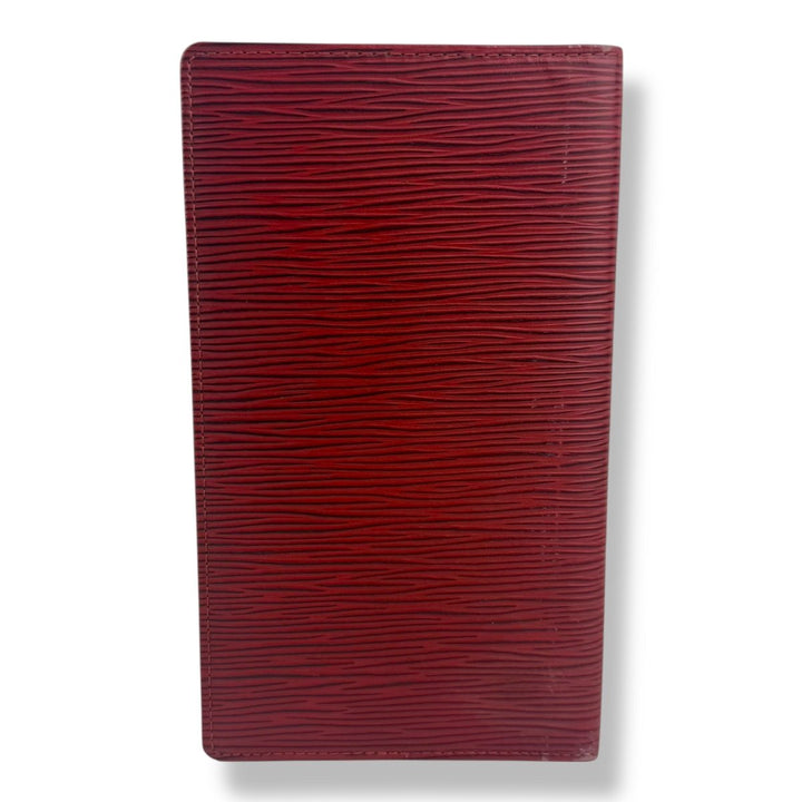 Louis Vuitton Brazza Red Epi Leather Wallet - Lux Central