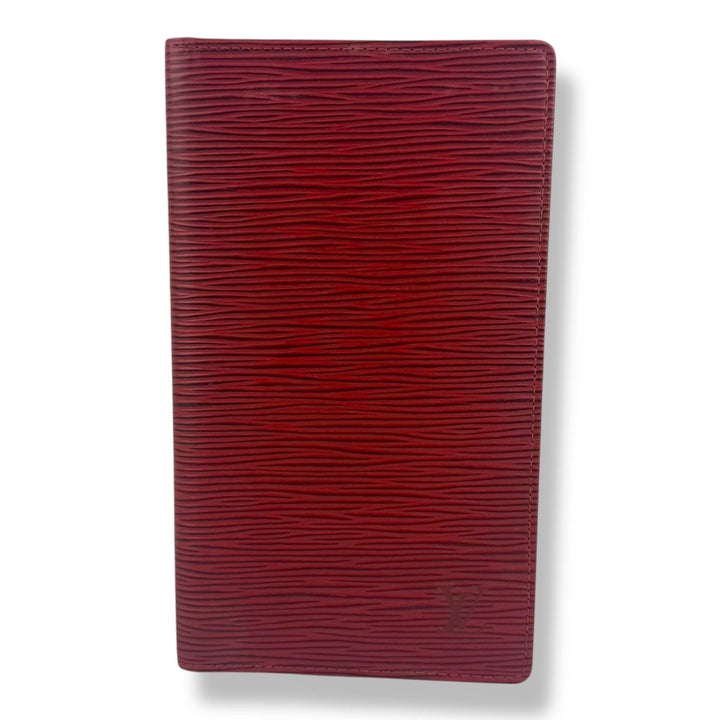 Louis Vuitton Brazza Red Epi Leather Wallet - Lux Central