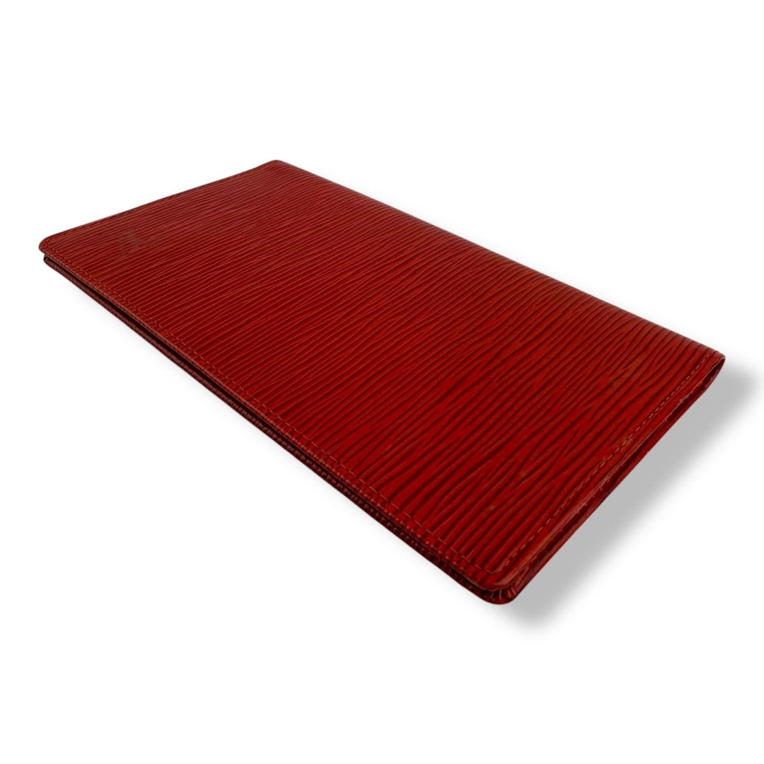 Louis Vuitton Brazza Red Epi Leather Wallet - Lux Central