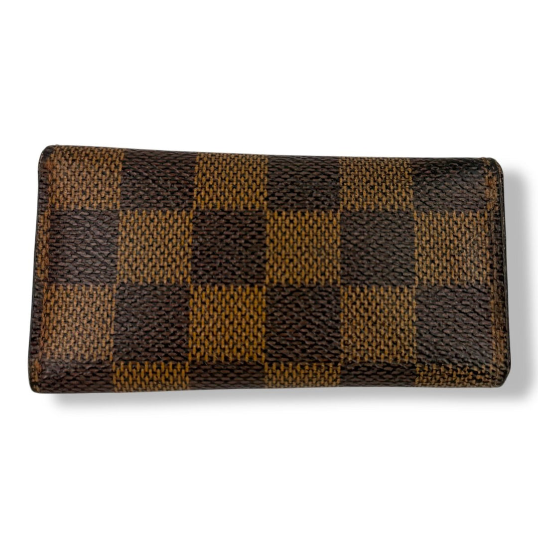 Louis Vuitton Brown Damier 4 Key Holder Purse - Lux Central