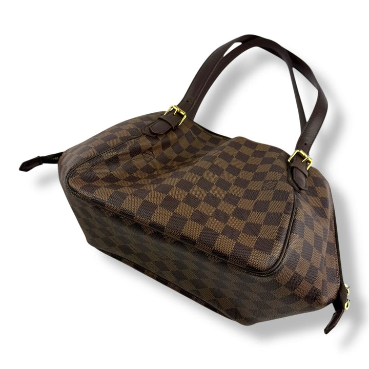 Louis Vuitton Brown Damier Belem MM Handbag - Lux Central