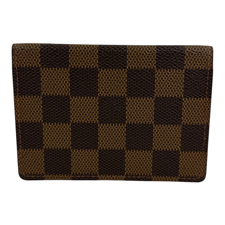 Louis Vuitton Brown Damier Card Wallet - Lux Central