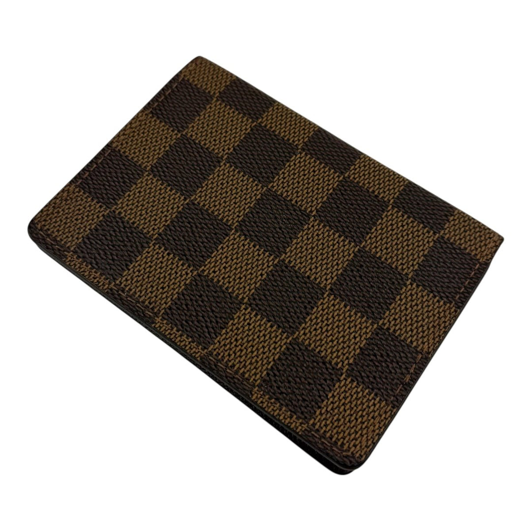 Louis Vuitton Brown Damier Card Wallet - Lux Central