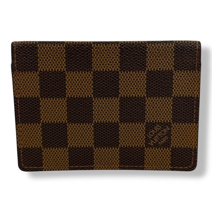Louis Vuitton Brown Damier Card Wallet - Lux Central
