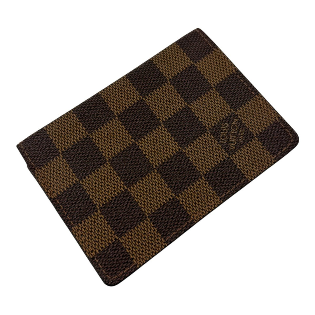 Louis Vuitton Brown Damier Card Wallet - Lux Central
