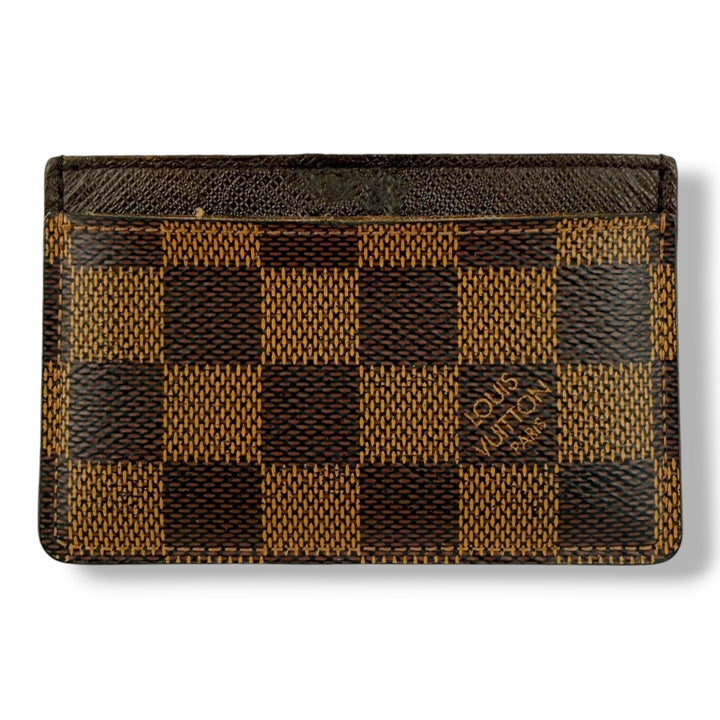 Louis Vuitton Brown Damier Cardholder - Lux Central