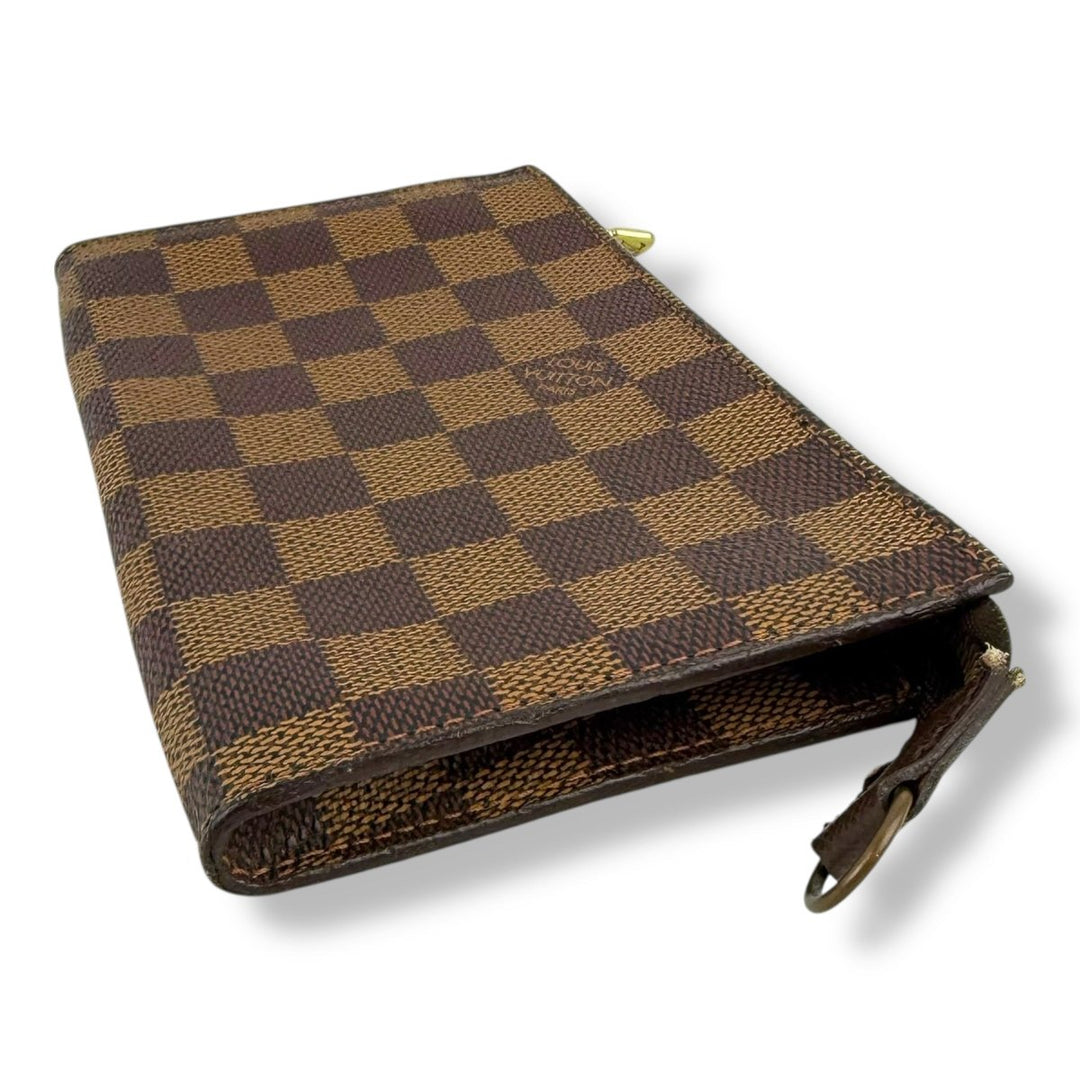 Louis Vuitton Brown Damier Classic Signature Mini Bucket Pouch Bag - Lux Central