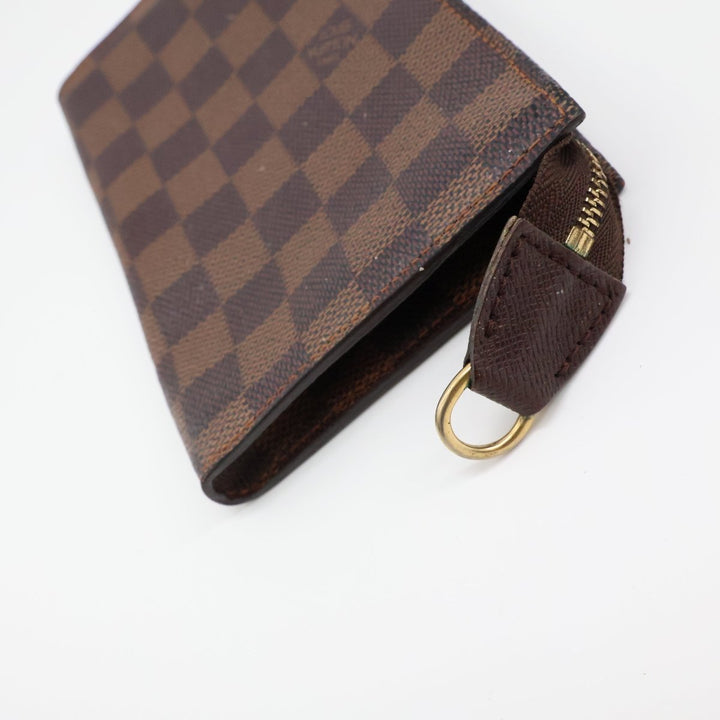 Louis Vuitton Brown Damier Classic Signature Mini Bucket Pouch Bag - Lux Central