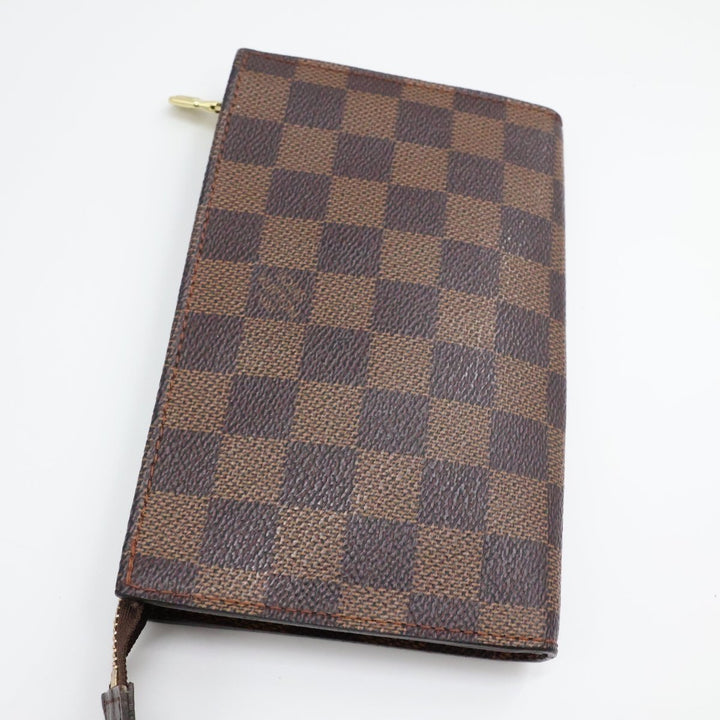 Louis Vuitton Brown Damier Classic Signature Mini Bucket Pouch Bag - Lux Central