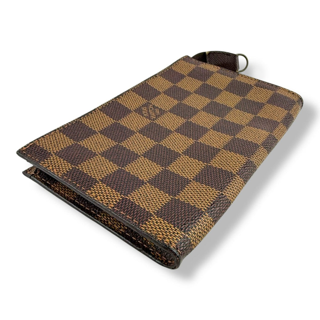 Louis Vuitton Brown Damier Classic Signature Mini Bucket Pouch Bag - Lux Central