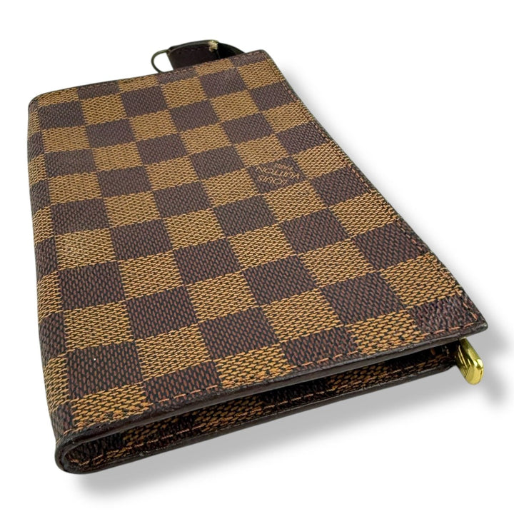 Louis Vuitton Brown Damier Classic Signature Mini Bucket Pouch Bag - Lux Central