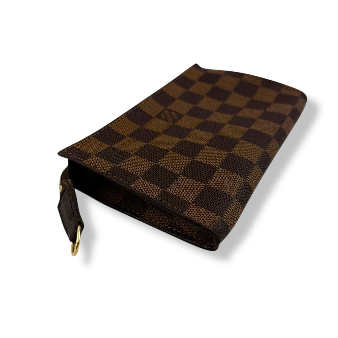 Louis Vuitton Brown Damier Classic Signature Mini Bucket Pouch Bag - Lux Central