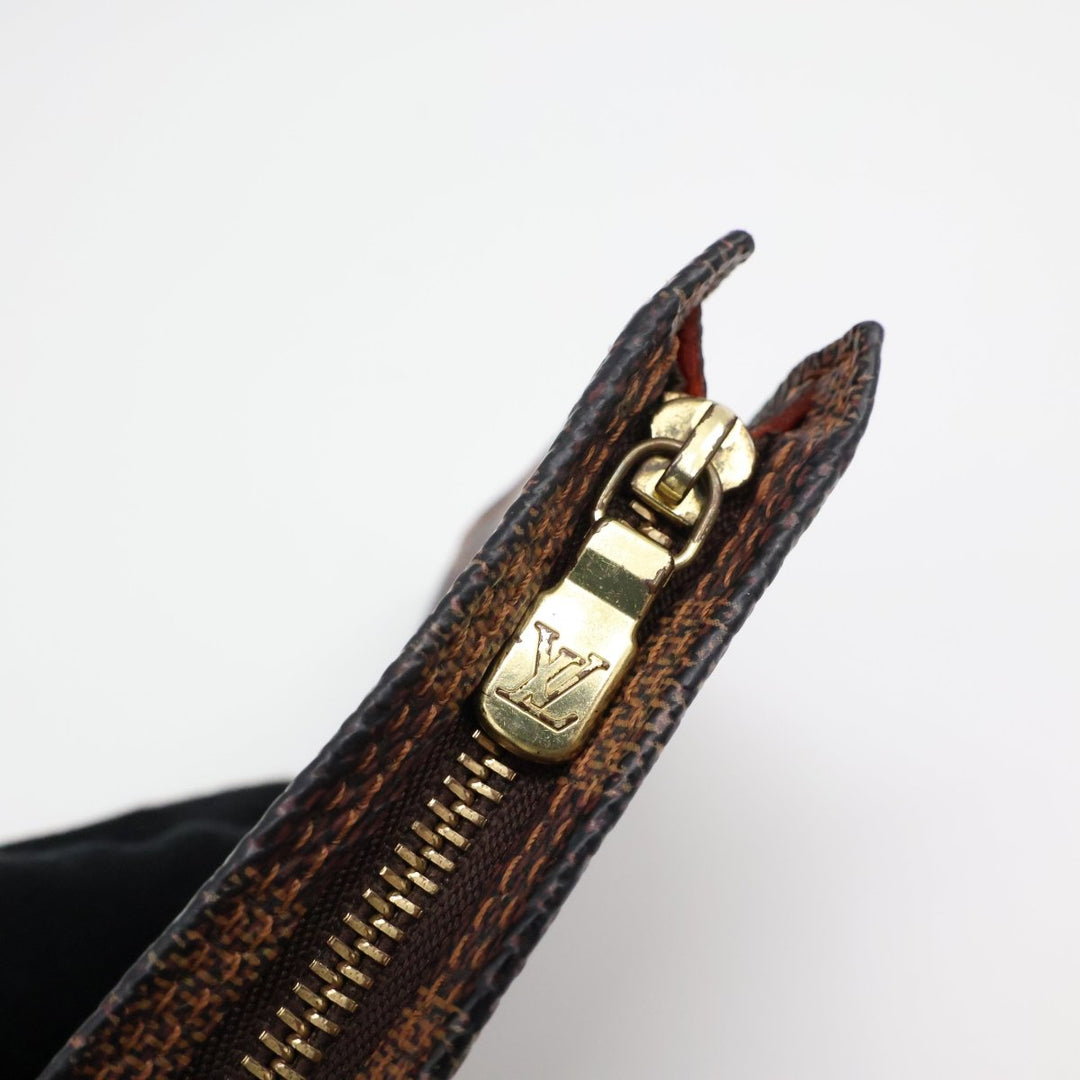 Louis Vuitton Brown Damier Classic Signature Mini Bucket Pouch Bag - Lux Central