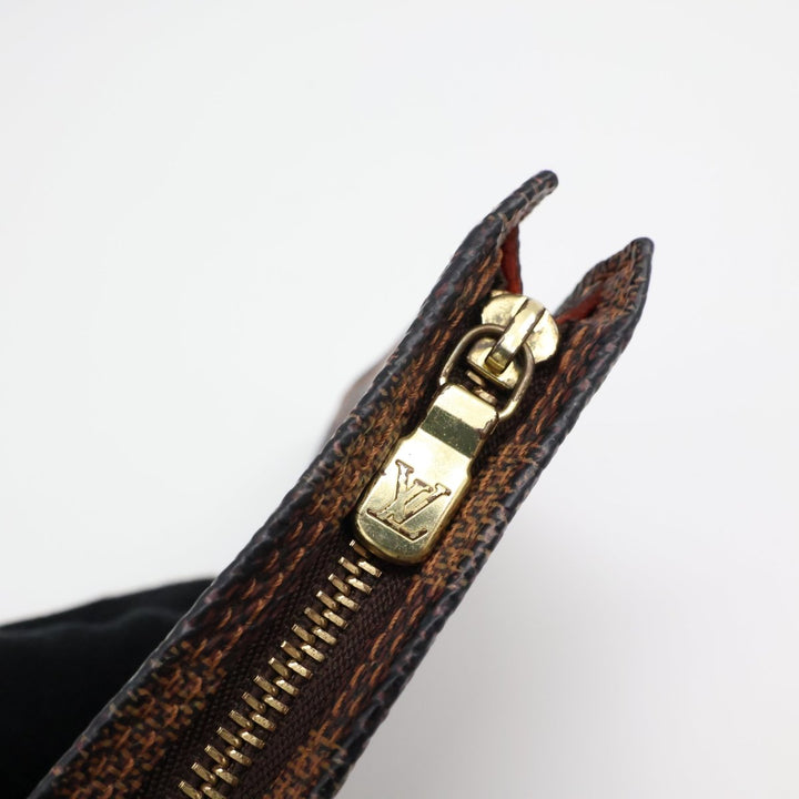 Louis Vuitton Brown Damier Classic Signature Mini Bucket Pouch Bag - Lux Central