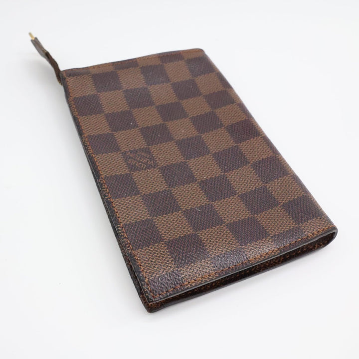 Louis Vuitton Brown Damier Classic Signature Mini Bucket Pouch Bag - Lux Central