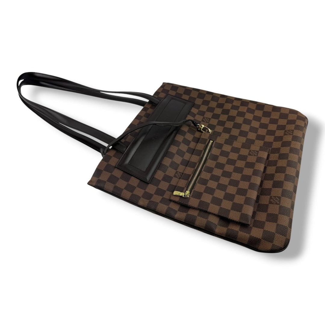 Louis Vuitton Brown Damier Clifton Tote Handbag W/Added Pouch - Lux Central
