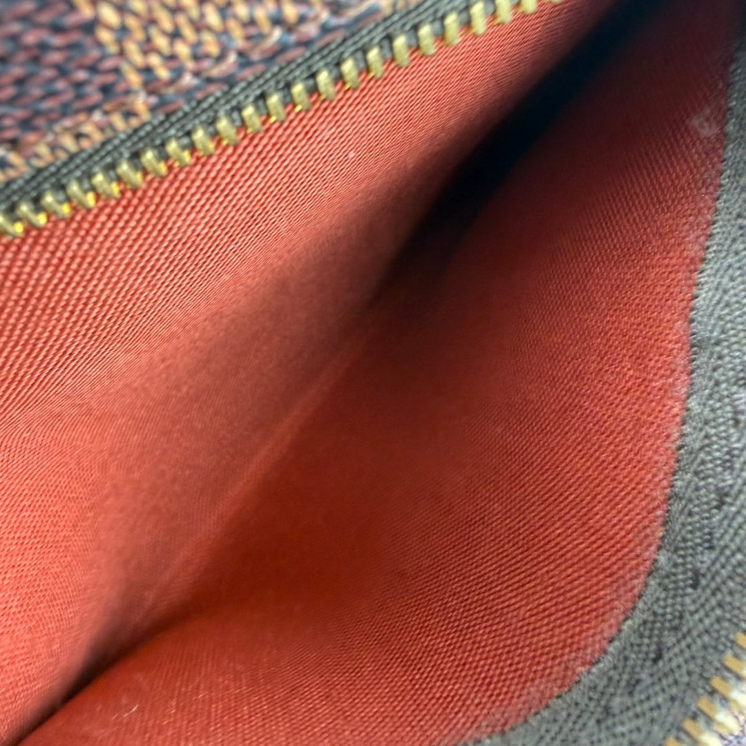 Louis Vuitton Brown Damier Clifton Tote Handbag W/Added Pouch - Lux Central