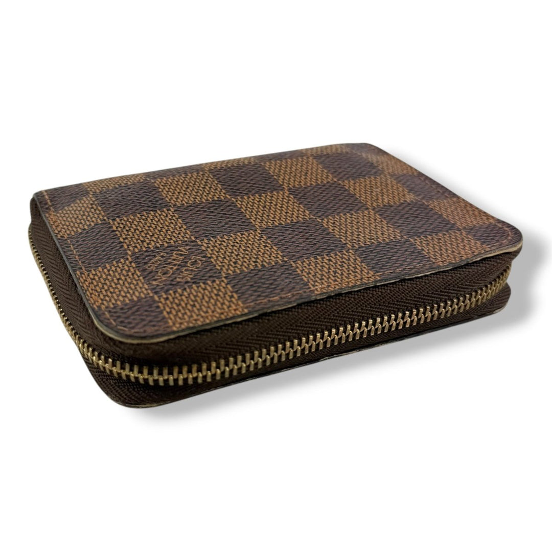 Louis Vuitton Brown Damier Compact Zippy Purse - Lux Central