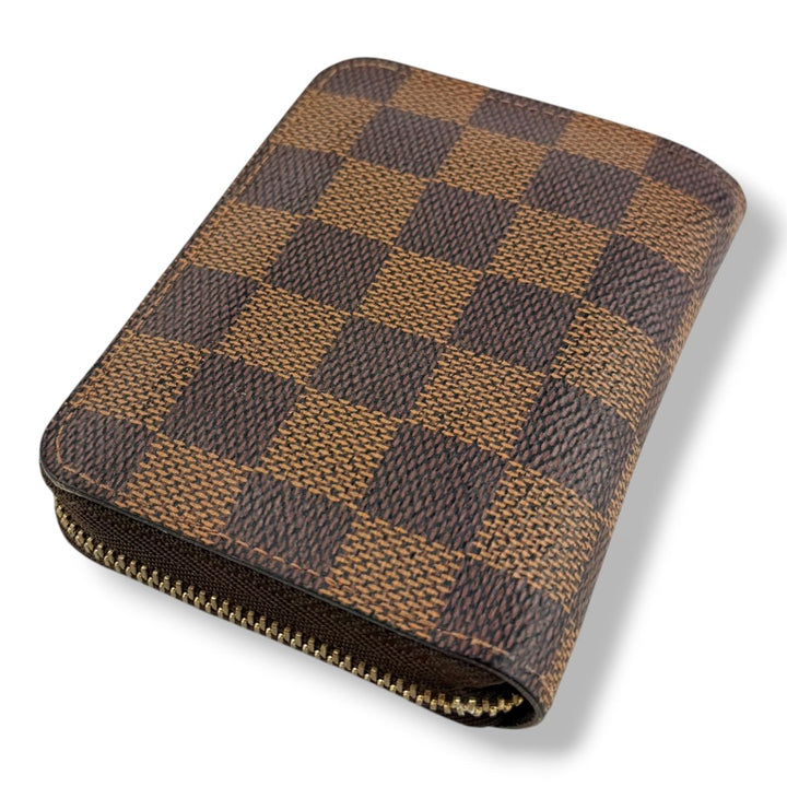 Louis Vuitton Brown Damier Compact Zippy Purse - Lux Central