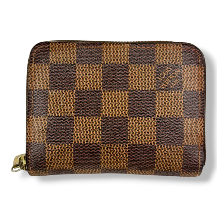 Louis Vuitton Brown Damier Compact Zippy Purse - Lux Central
