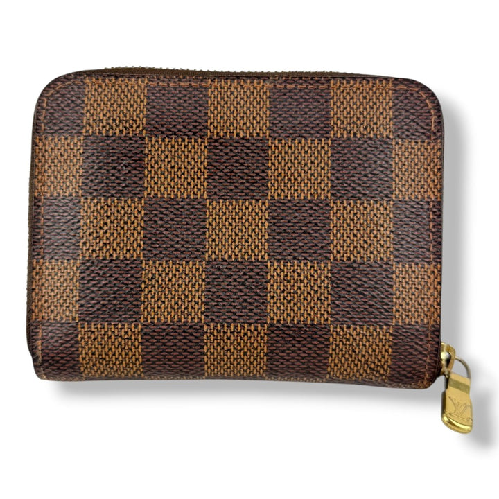 Louis Vuitton Brown Damier Compact Zippy Purse - Lux Central