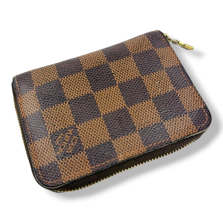 Louis Vuitton Brown Damier Compact Zippy Purse - Lux Central