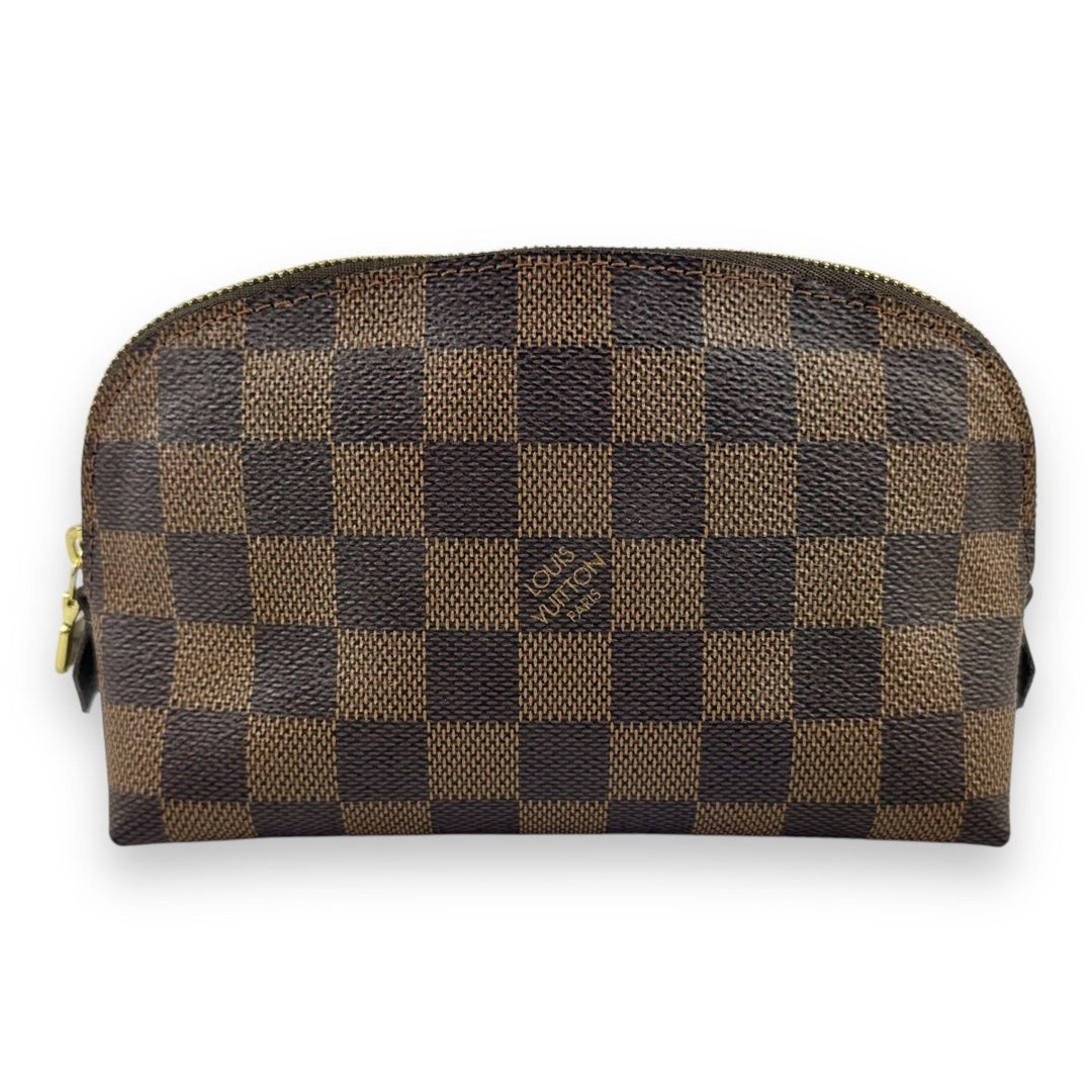 Louis Vuitton Brown Damier Cosmetic PM Pouch Bag - Lux Central