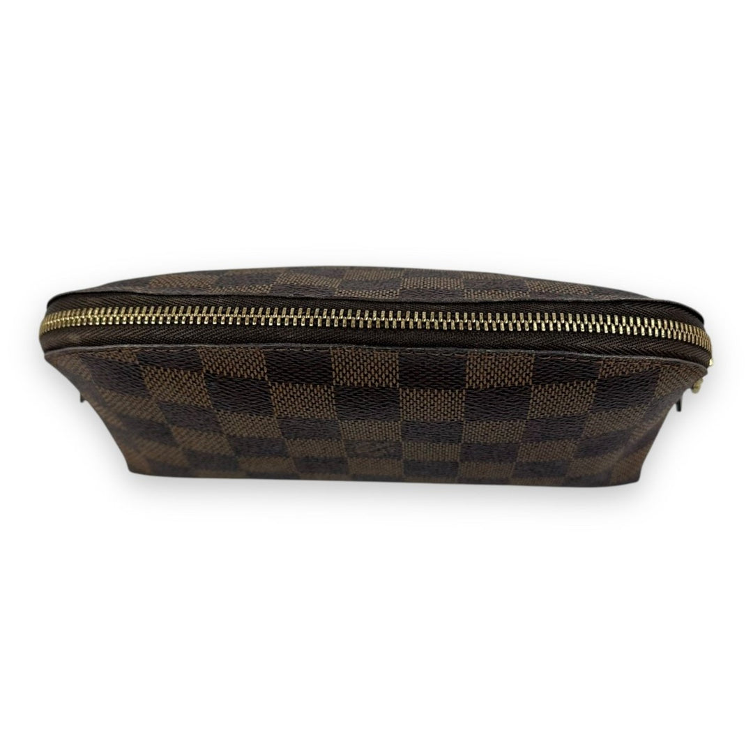 Louis Vuitton Brown Damier Cosmetic PM Pouch Bag - Lux Central