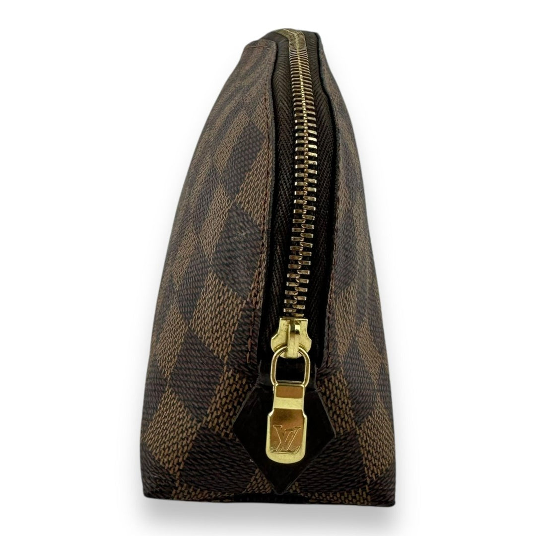 Louis Vuitton Brown Damier Cosmetic PM Pouch Bag - Lux Central