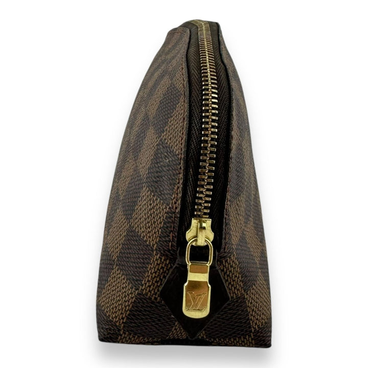 Louis Vuitton Brown Damier Cosmetic PM Pouch Bag - Lux Central