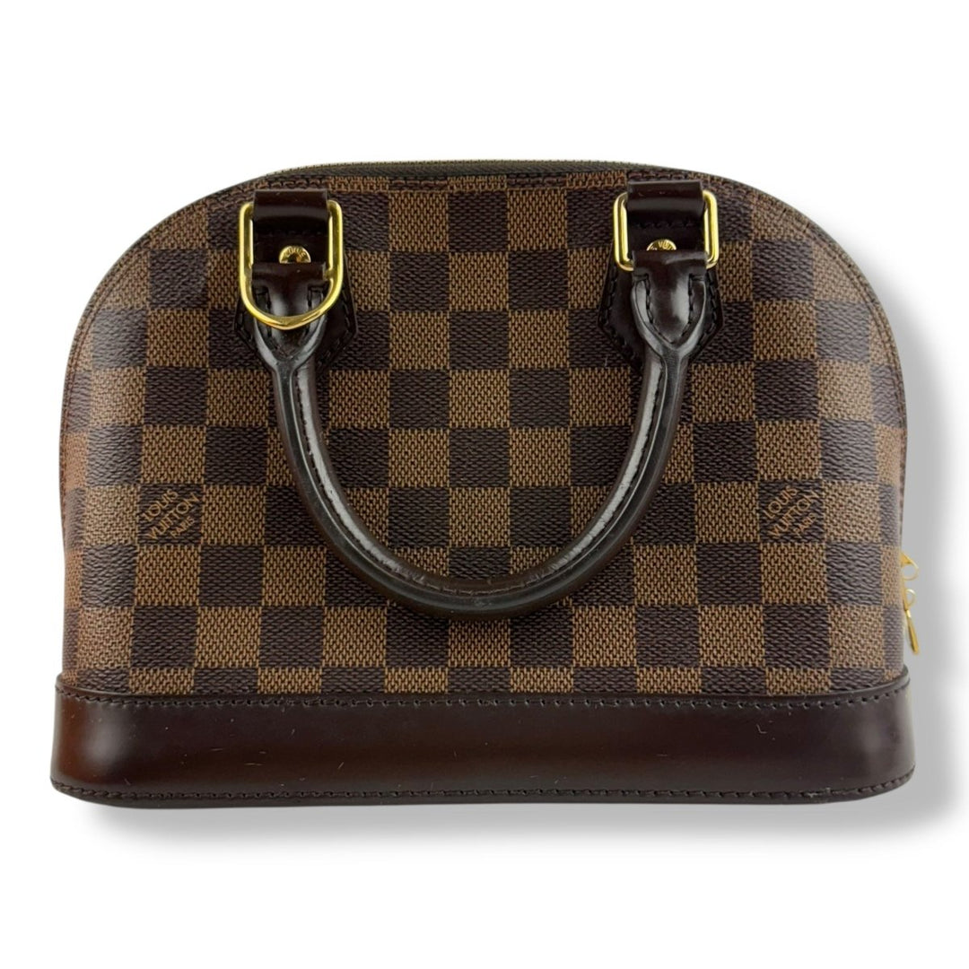 Louis Vuitton Brown Damier Ebene Alma BB Handbag - Lux Central