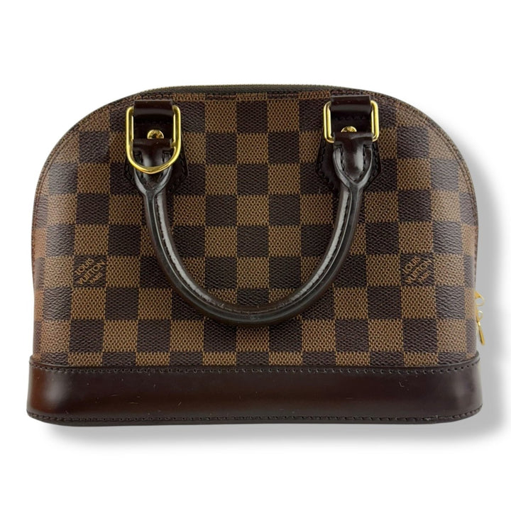 Louis Vuitton Brown Damier Ebene Alma BB Handbag - Lux Central