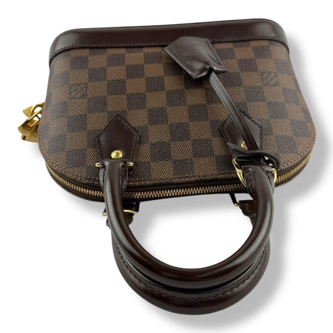 Louis Vuitton Brown Damier Ebene Alma BB Handbag - Lux Central