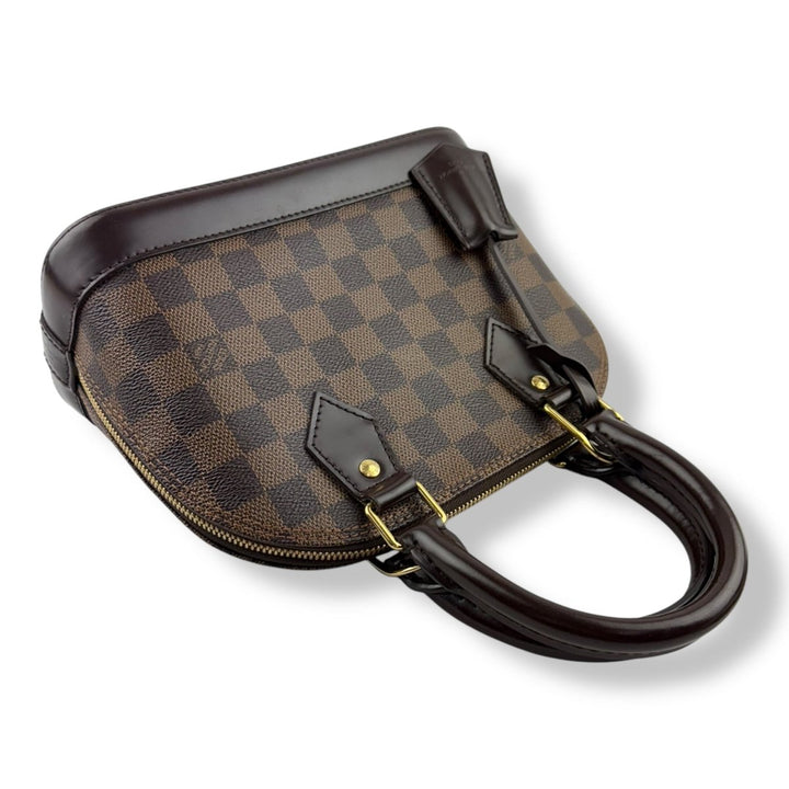 Louis Vuitton Brown Damier Ebene Alma BB Handbag - Lux Central