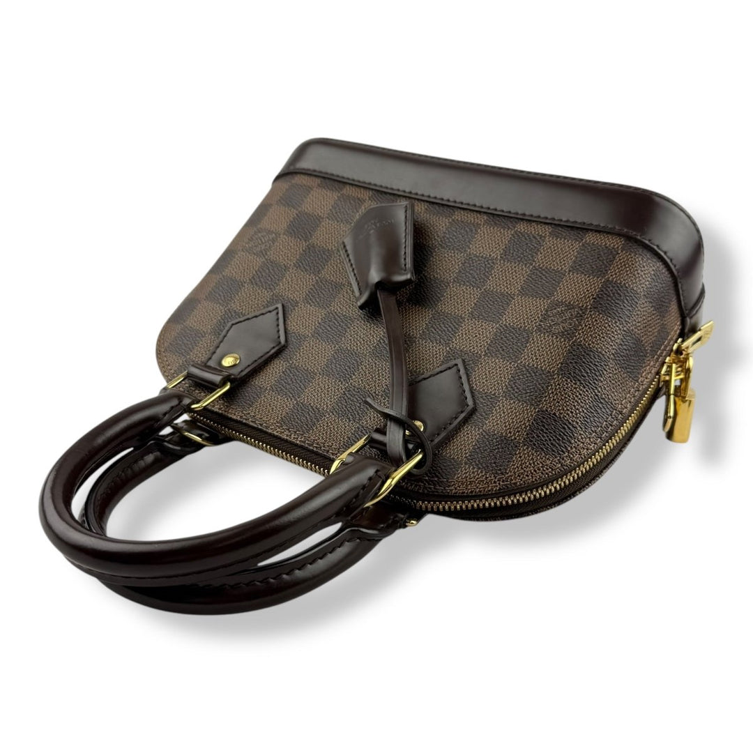 Louis Vuitton Brown Damier Ebene Alma BB Handbag - Lux Central