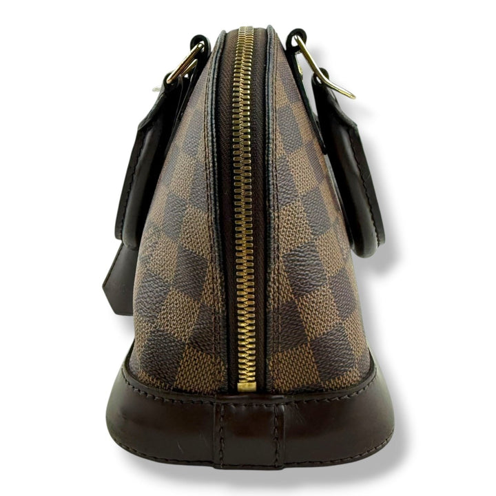 Louis Vuitton Brown Damier Ebene Alma BB Handbag - Lux Central