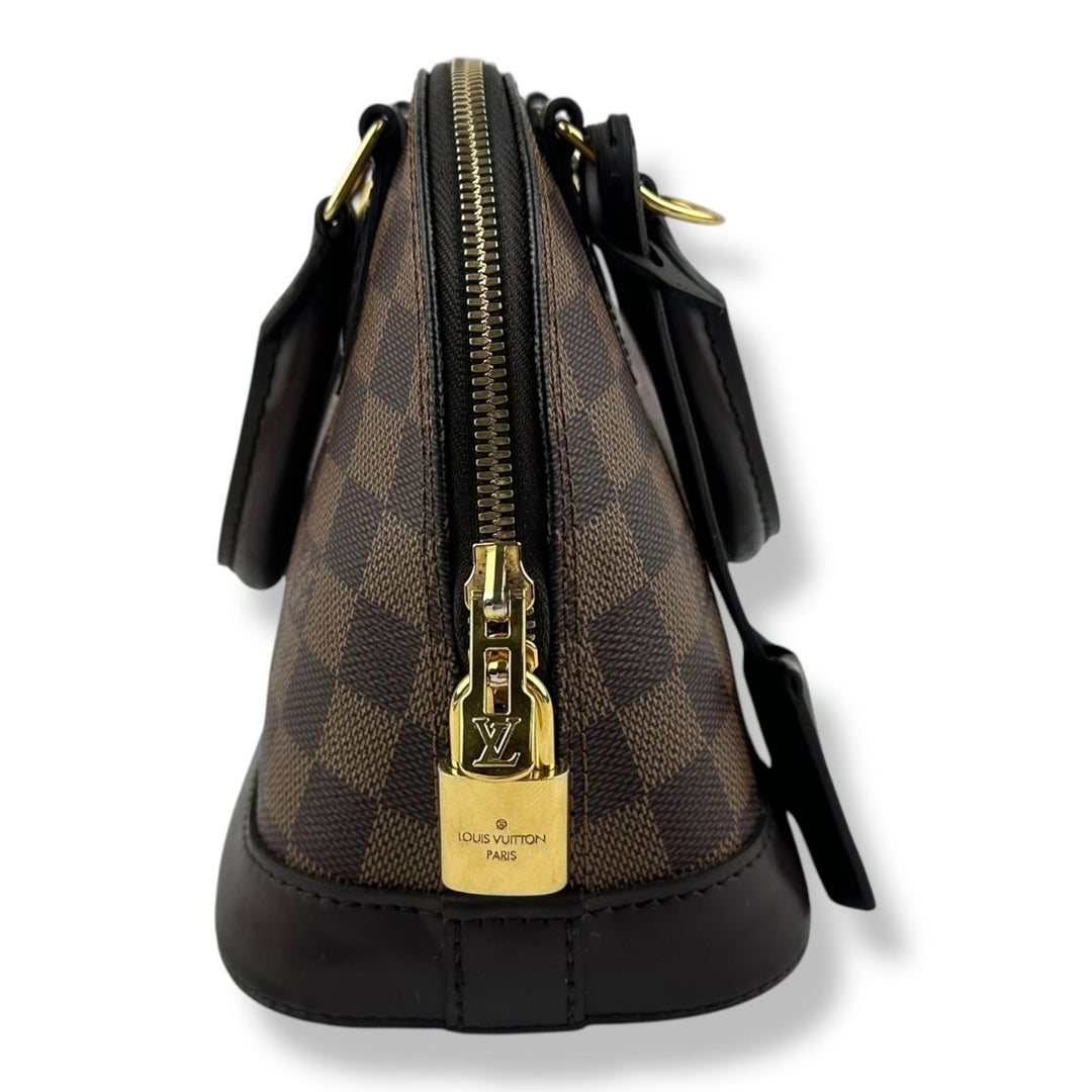 Louis Vuitton Brown Damier Ebene Alma BB Handbag - Lux Central