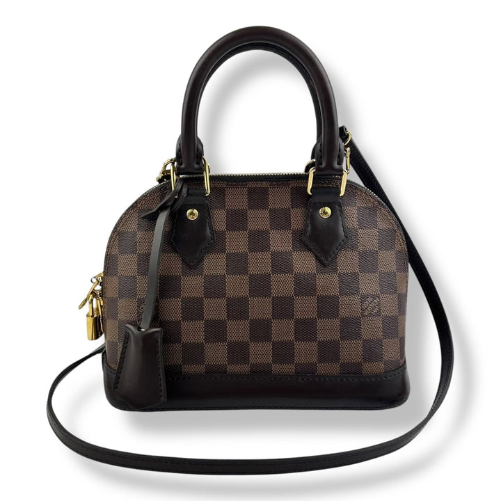 Louis Vuitton Brown Damier Ebene Alma BB Handbag - Lux Central