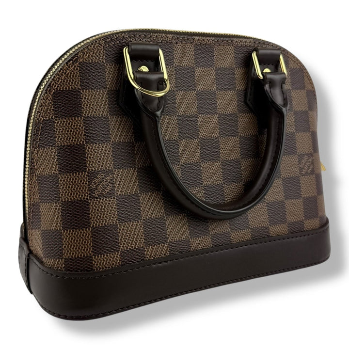 Louis Vuitton Brown Damier Ebene Alma BB Handbag - Lux Central
